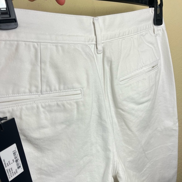 EDWIN Maiia high rise wide leg white crop jeans trouser pants adjustable waist - Picture 5 of 11